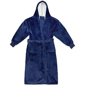 Brand Lab Unisex Adult  Cuffed Robe / Navy
